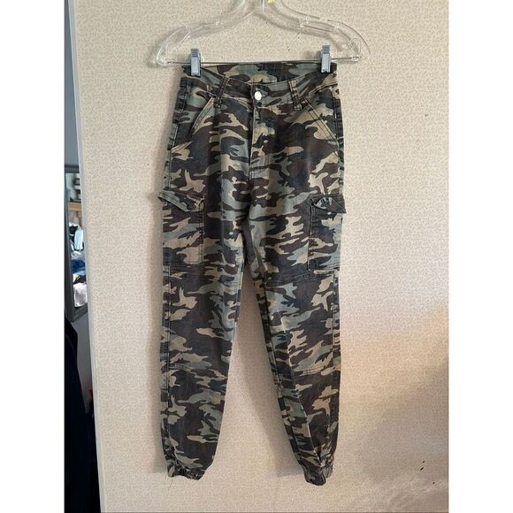 No Brand Pants - Camo stretchy jean joggers